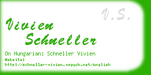 vivien schneller business card